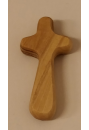 Håndkors i oliventræ, 7,5 cm