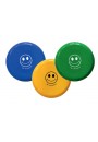 Frisbee, smiley, "Smil - Gud elsker dig"