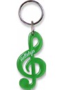 Nøglering, G-nøgle, grøn, "Halleluja"